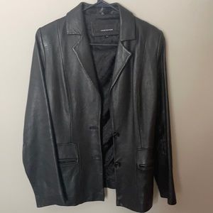 Jones New York leather jacket